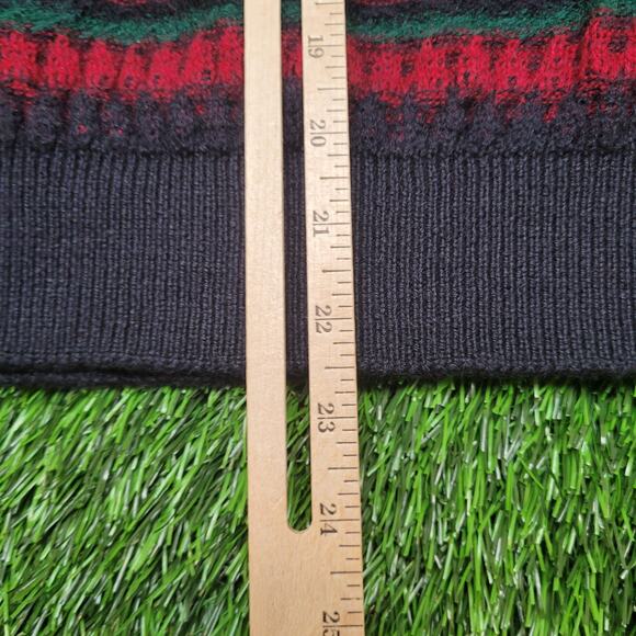 VTG 90s Pendleton Wool Sweater Mens L Cropped Boxy Fit Gorpcore USA - Picture 6 of 10